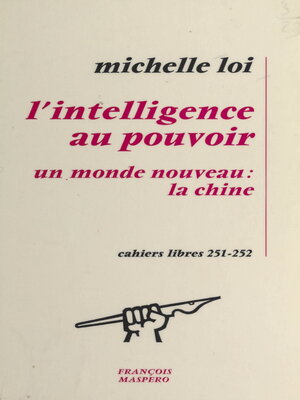 cover image of L'intelligence au pouvoir